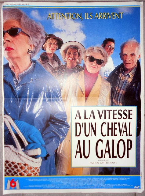 AFFICHE A LA VITESSE D'UN CHEVAL AU GALOP Yves Afonso ALAIN BEIGEL ...