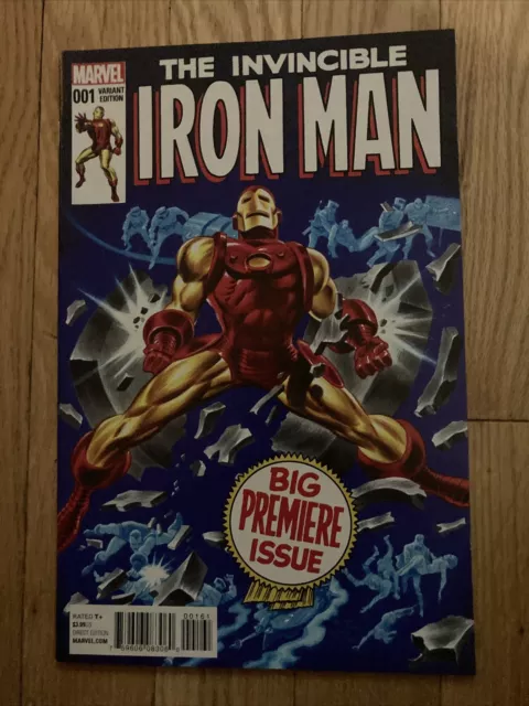 Invincible Iron Man #1 1:25 Bruce Timm • Bendis • 2015
