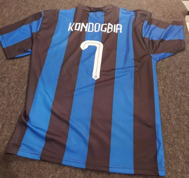 NWOT Kondogbia Number 1 jersey blue Size XL soccer  B5