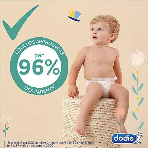Couches Bebe Taille 2 (3 a 6kg) - Pack 1 Mois 168 Couches (Lot de 3x56) 3