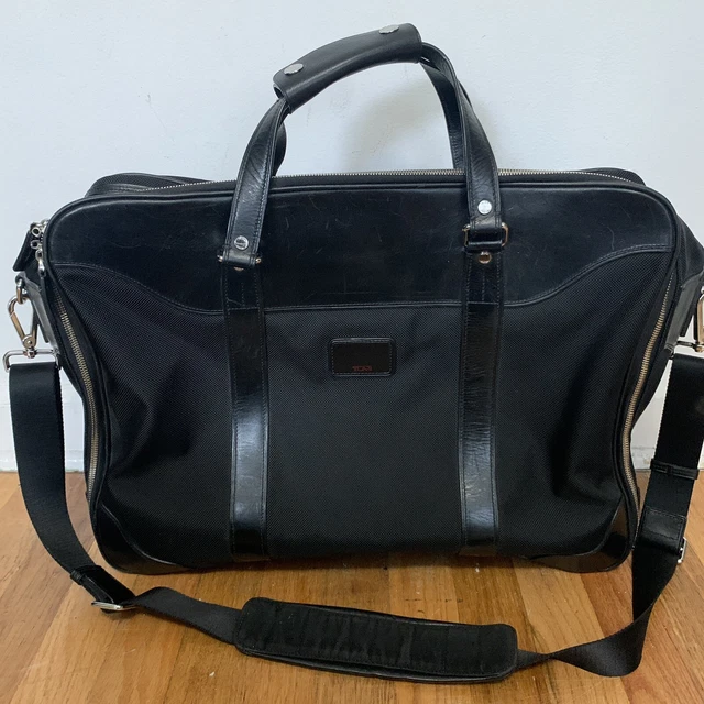 Tumi 22155D4 Vintage Boston Bag Briefcase Laptop Carryon Expendable Black Mens