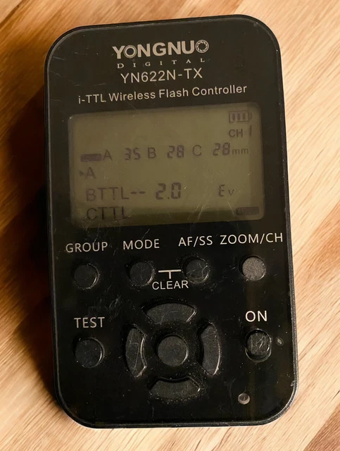Transceptor Disparador de Flash Inalámbrico Yongnuo YN-622N TX i-TTL Master Nikon