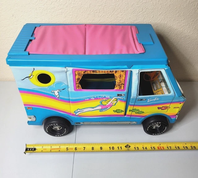 RARE VINTAGE BARBIE Beach Bus 1971 Surfer Motorhome Van Mattel VR Plus