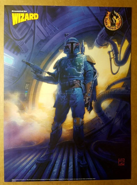 Star Wars Tales Boba Fett Mandalorian Dark Horse Comic Poster by Tsuneo Sanda Star Wars Tales Boba Fett Mandalorian Dark Horse Comic Poster by Tsuneo Sanda