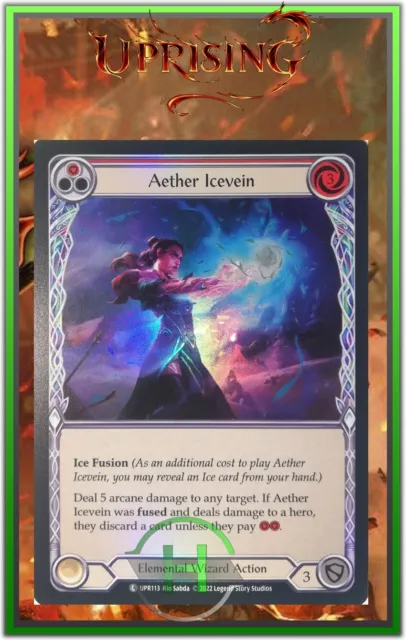 Aether Icevein Red Rainbow Foil - FAB:Uprising - UPR113 - Carte Anglaise