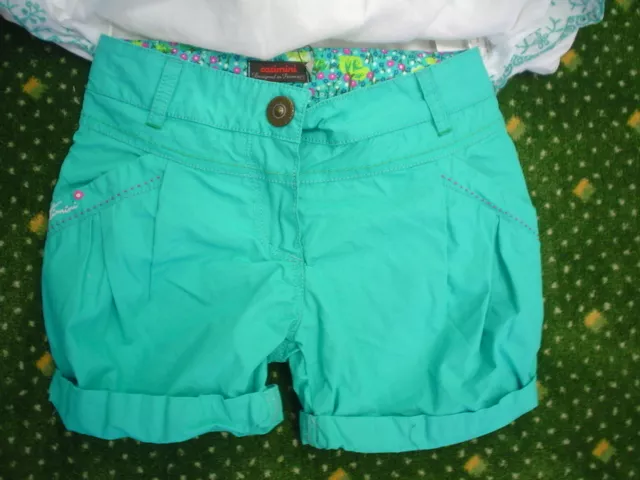 Catimini Spirit Denim Krempelshorts, Turquesa Gr.8a