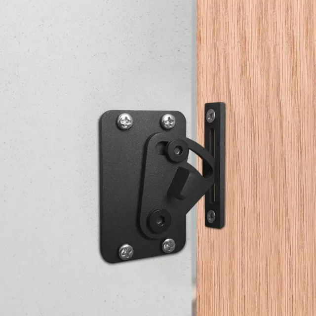 Steel Black Silver Door Latch Door Lock for Sliding Barn Wood Door