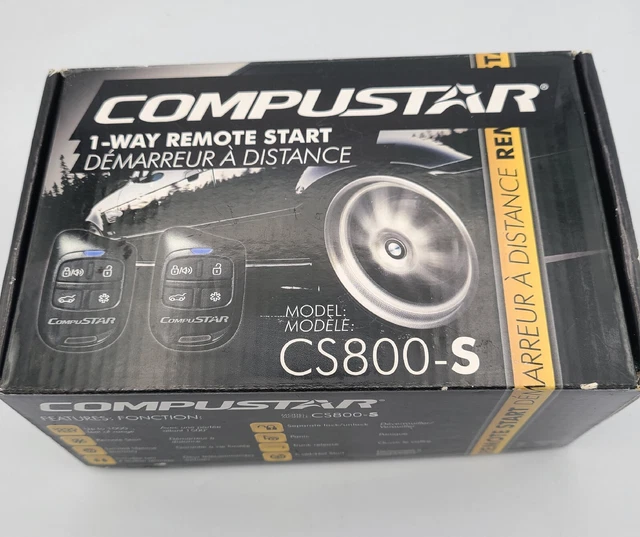 Compustar Cs800-s 1-way Remote Start With 2 4-button Remotes