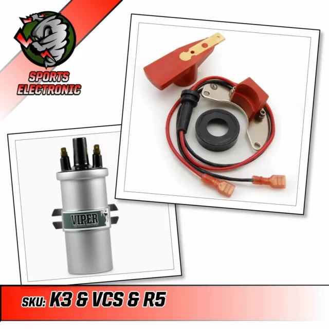 Powerspark Rover V8 Electronic Ignition Kit and Viper Ignition Coil 1976 on 3.5