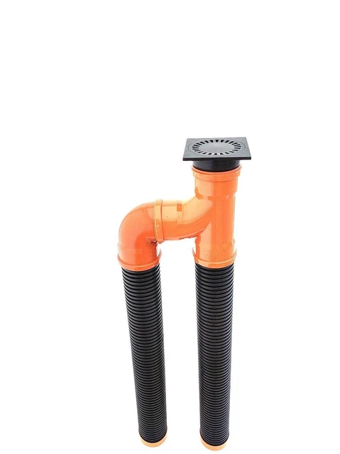 Lucee Rohr SICKERSCHACHT DN110 SN8 doppelt Drainagerohr Rohr Hof Bodenablauf ...