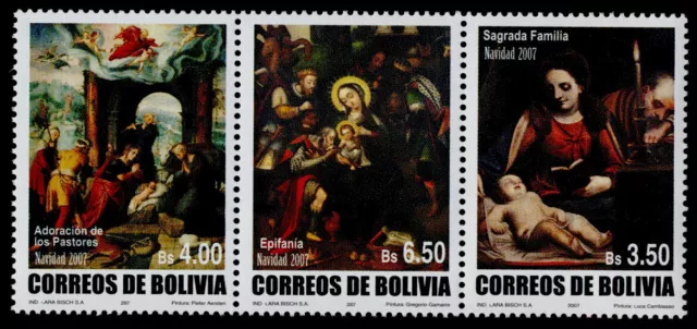 Bolivia 1368 MNH Christmas, Art, Holy Family