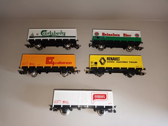 Lot Wagon Marchandise Jouef Ho Reseau Train Électrique Ho 1/87 Bon État Lot Wagon Marchandise Jouef Ho Reseau Train Électrique Ho 1/87 Bon État