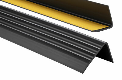 Profil D'angle PVC Antidérapant Pour Nez De Marche - 30x25mm, Longueur 70 à 200cm, Auto-adhésif