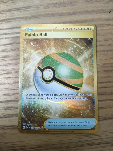 Faiblo Ball 255/198 Ecarlate et Violet carte Pokemon