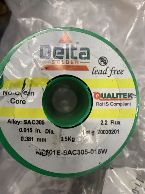 Reels 500g Delta Solder See Pic For Sizes (M15)