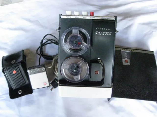 VINTAGE NATIONAL / Panasonic RQ-102s Portable Reel To Reel Tape Recorder  £20.00 - PicClick UK