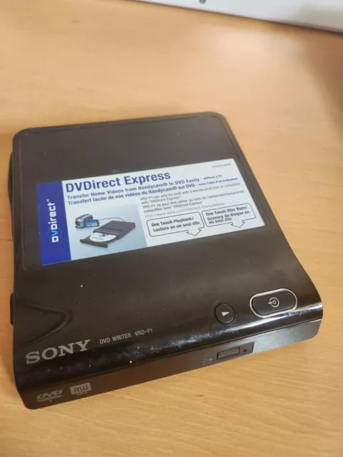 Sony VRD-P1 DVD Handycam Writer Recorder DVDirect Express