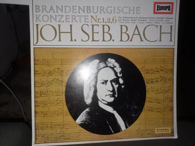 johann sebastian bach Brandenburgische Konzerte