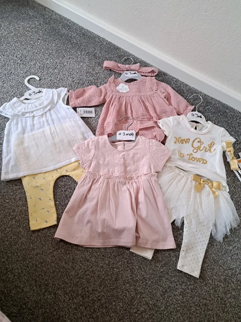 Baby Girls 0-3months Bundle New