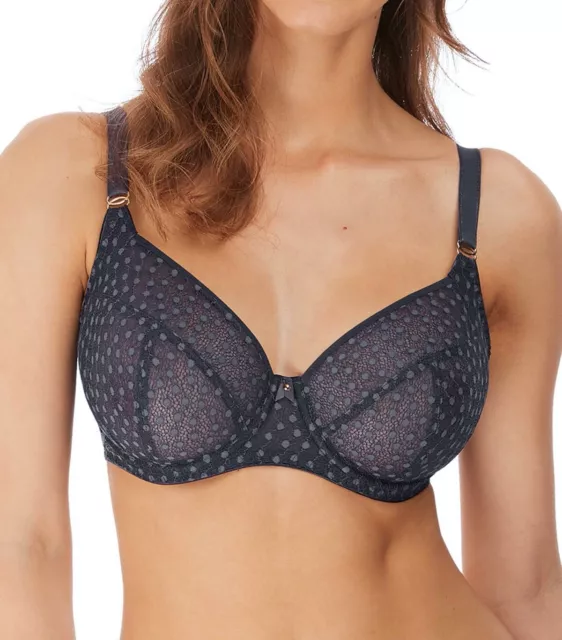 Freya Starlight Hero Bra Slate Size 30F Underwired Side Support Balcony 5201 New