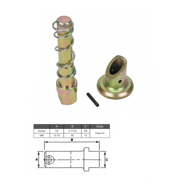 Kit De Goupilles Pour Fourche Chariot élévateur - 15/16mm - Pour HELI, HANGCHA...