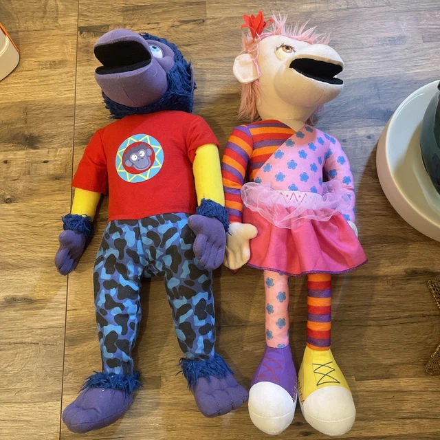 2 X CBEEBIES Zingzillas 20 Plush Soft Toy Monkey Doll Vivid 2-x-cbeebies-zingzillas-20-plush-soft-toy-monkey-doll-vivid