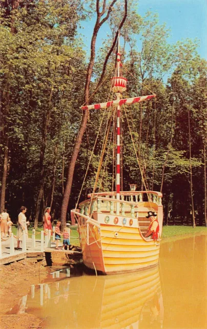 Story Book Forest Ligonier PA Good Ship Lollipop Amusement Park Vtg Postcard X3