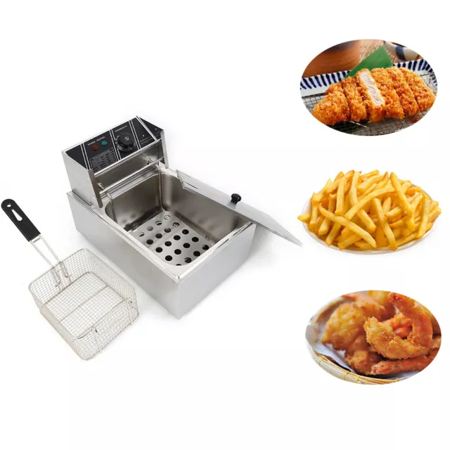 INTBUYING 16L Electric High Pressure Fried Chicken Stove Stainless Steel 