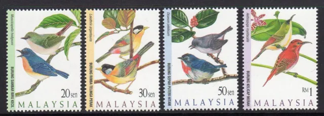 Birds - Malaysia 1997 Highland Birds set fine fresh MNH