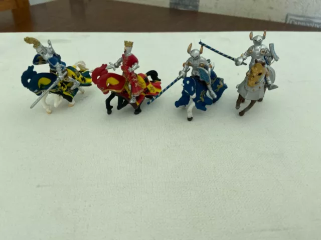 lot mini figurines papo chevaliers