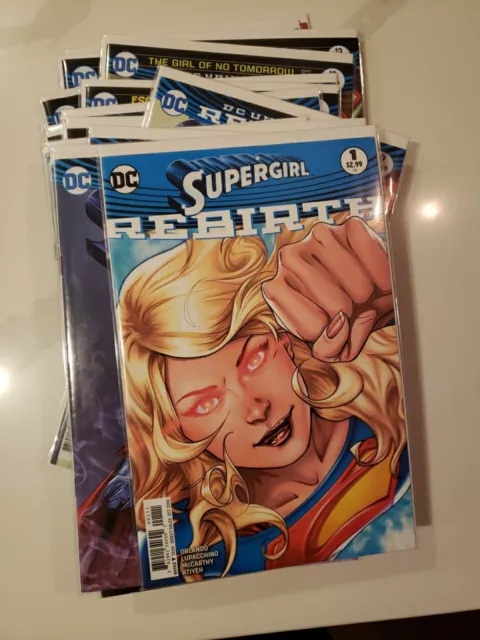 Supergirl Rebirth lot run Of 22 1-16 appx VF VF/NM Dc Comics Variants 2016