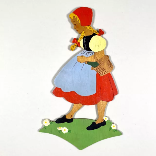 Mid-Century Märchen Figur Holz 1950er Mertens-Kunst 22cm Altes Spielzeug Deutsch