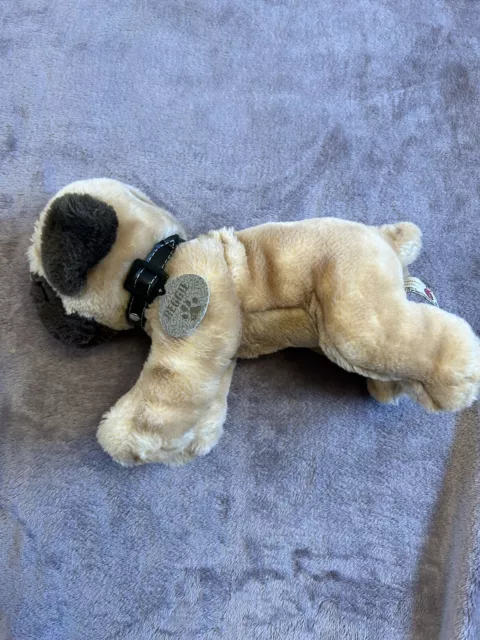 Keel Toys Reggie Pug Beige Brown Dog  Soft Plush Hug Toy 14” Puppy's❤️