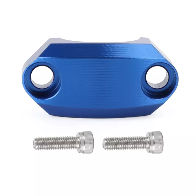 CNC Couvercle de la pince du maître cylindre bleu pour 22mm Guidon pour Suzuki