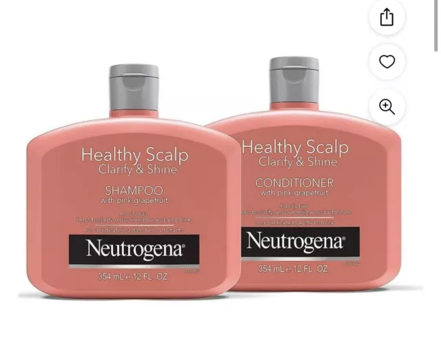 Neutrogena Healthy Scalp Clarify and shine shampoo and conditioner grapefruit