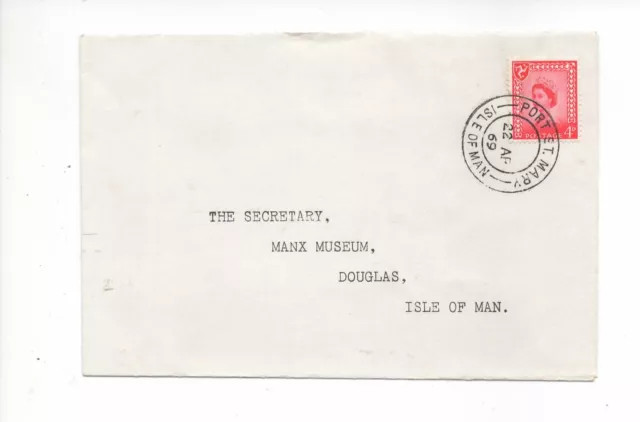 lettre -GB - Isle of Man - Ile de Man - 7 timbres - thématique oiseaux de mer-TB