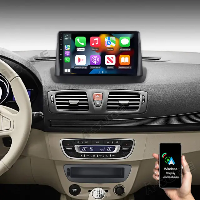 Android 10 2+32GB Autoradio Navigatore Carplay per Renault Megane III 2009-2015