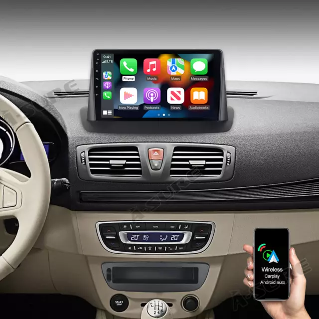 Android 10 2+32GB Autoradio Navigatore Carplay per Renault Megane III 2009-2015
