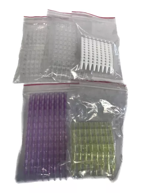 (49) USA TempAssure 0.1mL 0.2mL PCR 8-Tube Strips Centrifuge Tubes Snap Cap