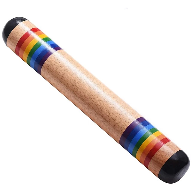 Rain Stick, Legno Rain Maker Rattle Shaker Tubo Pioggia, Strumenti Musicali E3B1