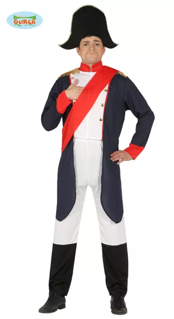 Costume Napoleone Bonaparte Carnevale Vestito Adulto Guirca Personaggio Storico