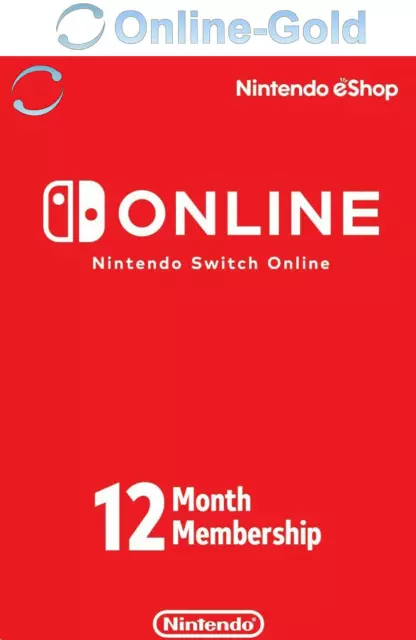 Nintendo Switch Online Individual Membership EU 12 Months Codice Download EU/IT