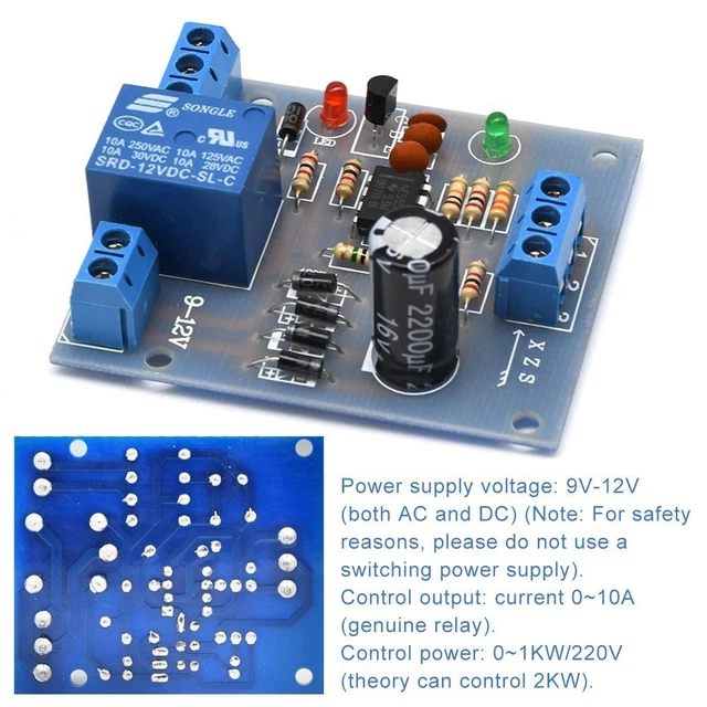 DRAINAGE LEVEL RELAY Detector Water Level Sensor Liquid Water Level