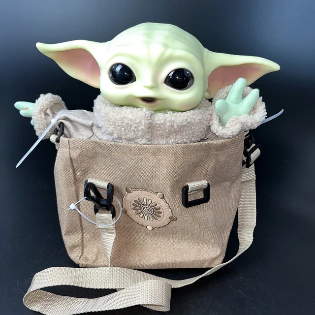 THE MANDALORIAN TALKING Grogu Baby Yoda & Carrier Star Wars The Child