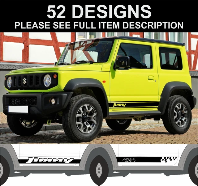 SUZUKI JIMNY SIDE stripes decals stickers graphics suzuki stripes £26.