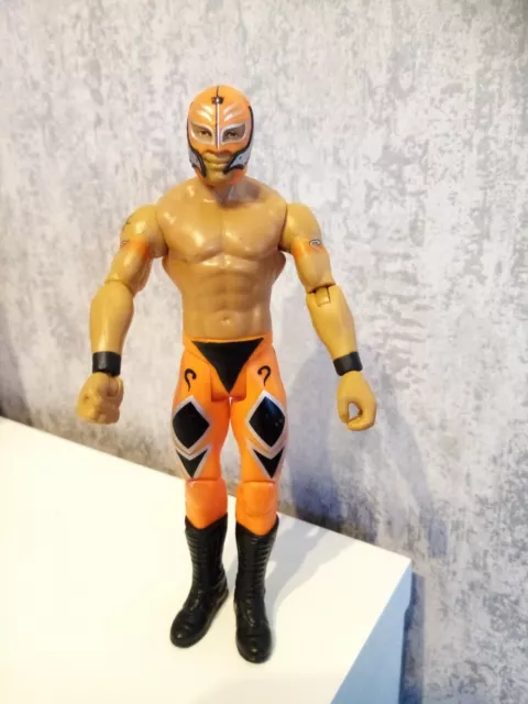 Wwe Wrestling Action Figure Mattel 2018 Rey Mysterio Used Wwf Tna series Wcw Raw