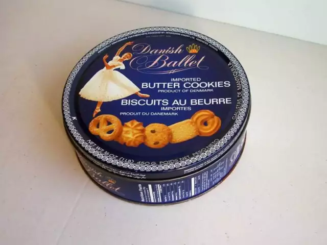 SCATOLA DI LATTA Vuota Biscotti Danish Ballet -Butter Cookies - Danimarca  EUR 9,99 - PicClick IT