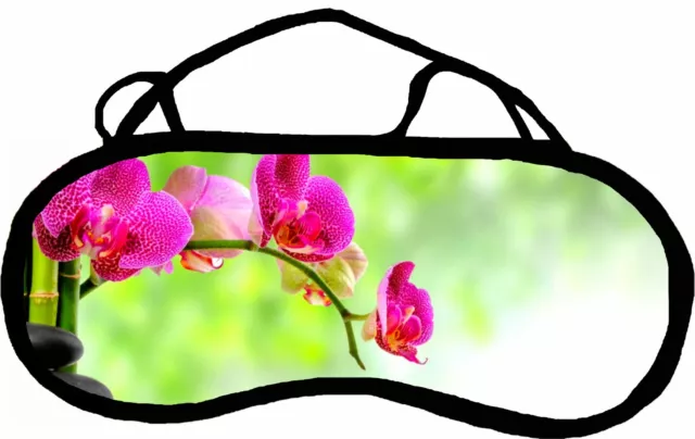 Masque de sommeil cache yeux anti lumière fatigue zen personnalisable REF 49
