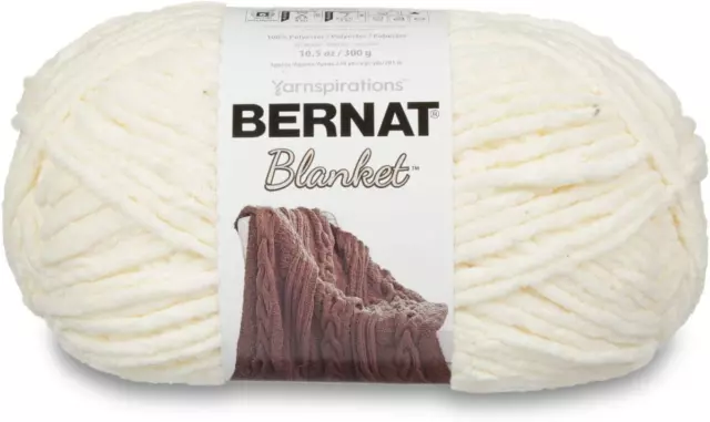 Bernat Big Blanket Yarn Vintage and Sandy Cream Lot of Four and Extra