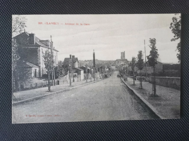 CPA 58 CLAMECY - Avenue de la Gare